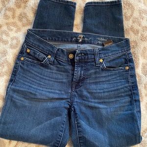 Distressed 7 jeans